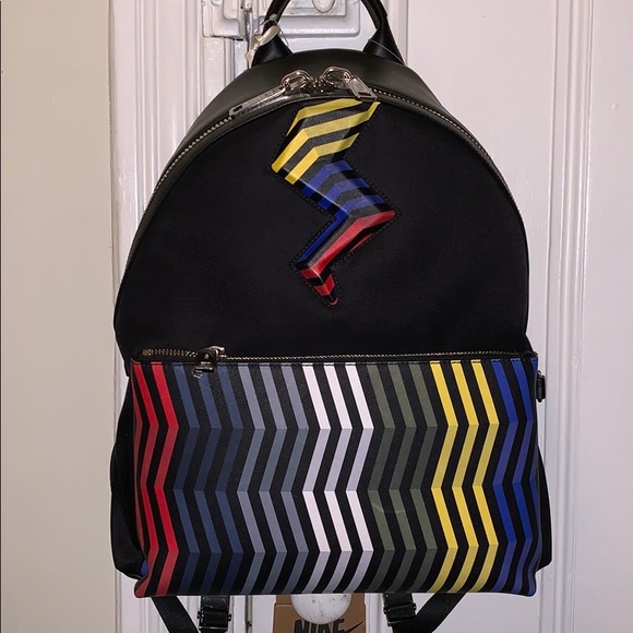 BRAND NEW LEATHER FENDI BACKPACK - Picture 1 of 8